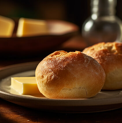 Prato com pão de queijo Premium